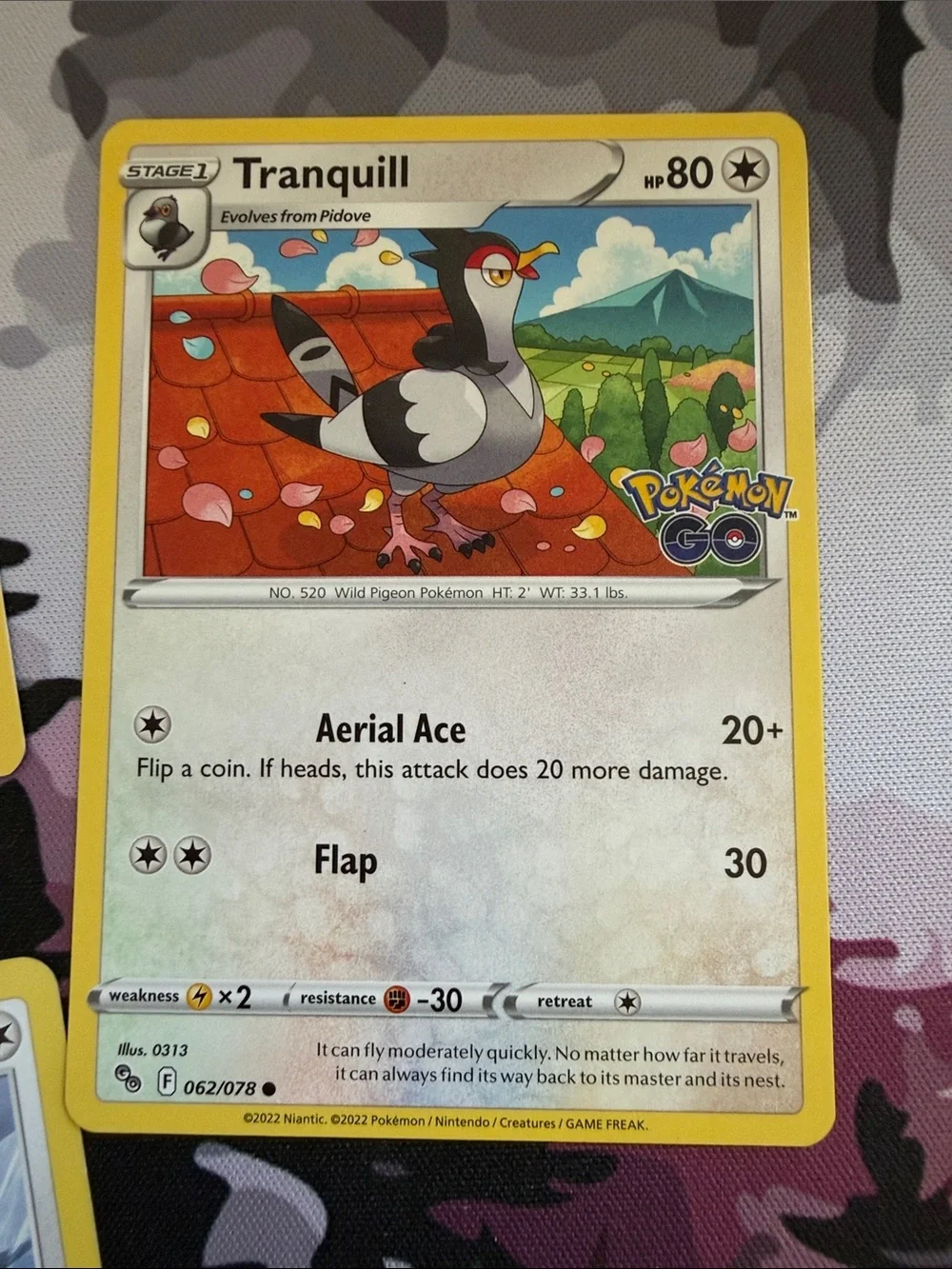 Pidove, Tranquill & Unfezant Evolution Lot | Pokémon GO | ✨5/$25✨